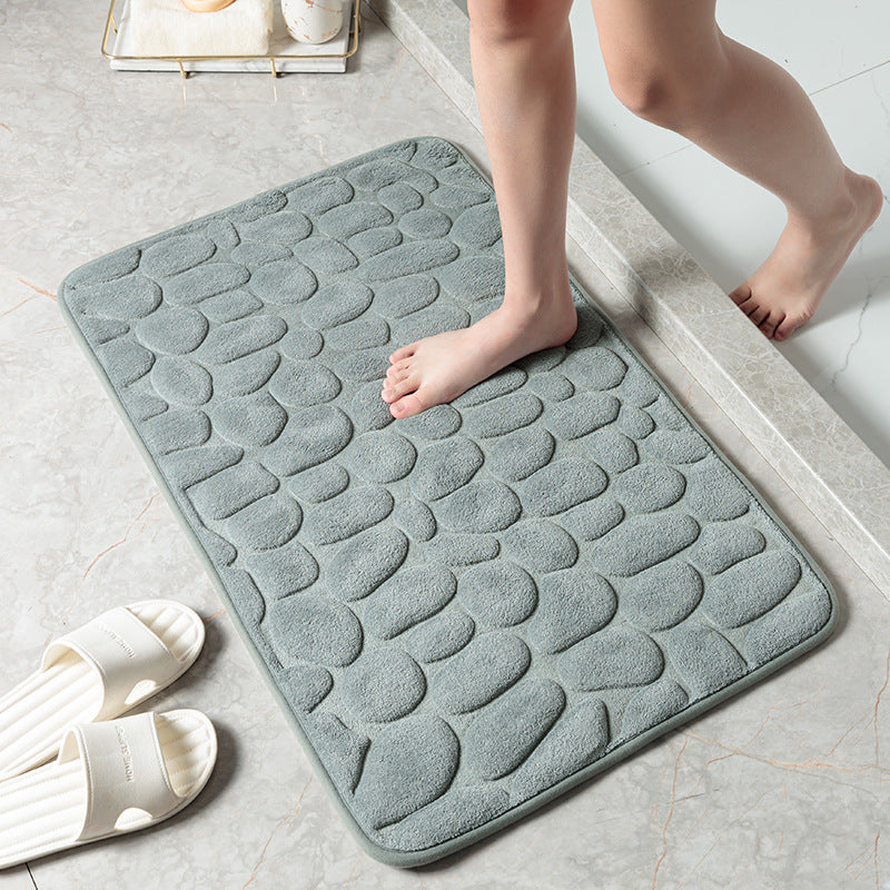 Pebble Embossed Bath Mat