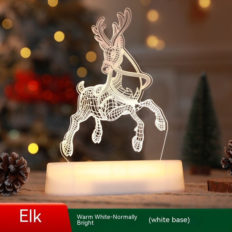 Christmas 3D Acrylic LED Night Light