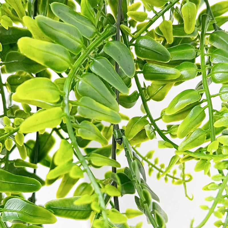 90cm Persian fern Leaves Vines Home Room Decor Hanging Artificial Plant Plastic Leaf Grass Wedding Party Wall Balcony Decoration