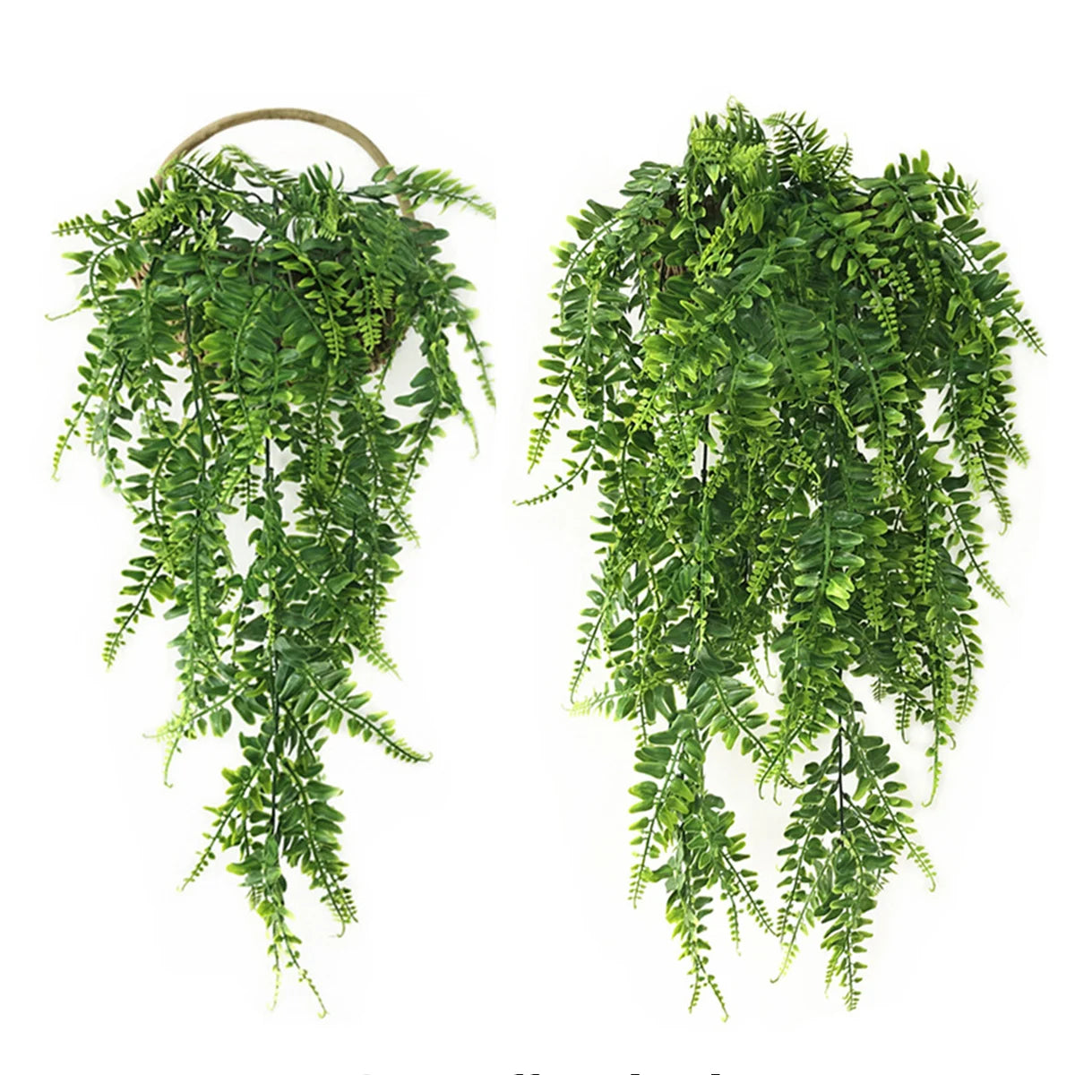 90cm Persian fern Leaves Vines Home Room Decor Hanging Artificial Plant Plastic Leaf Grass Wedding Party Wall Balcony Decoration