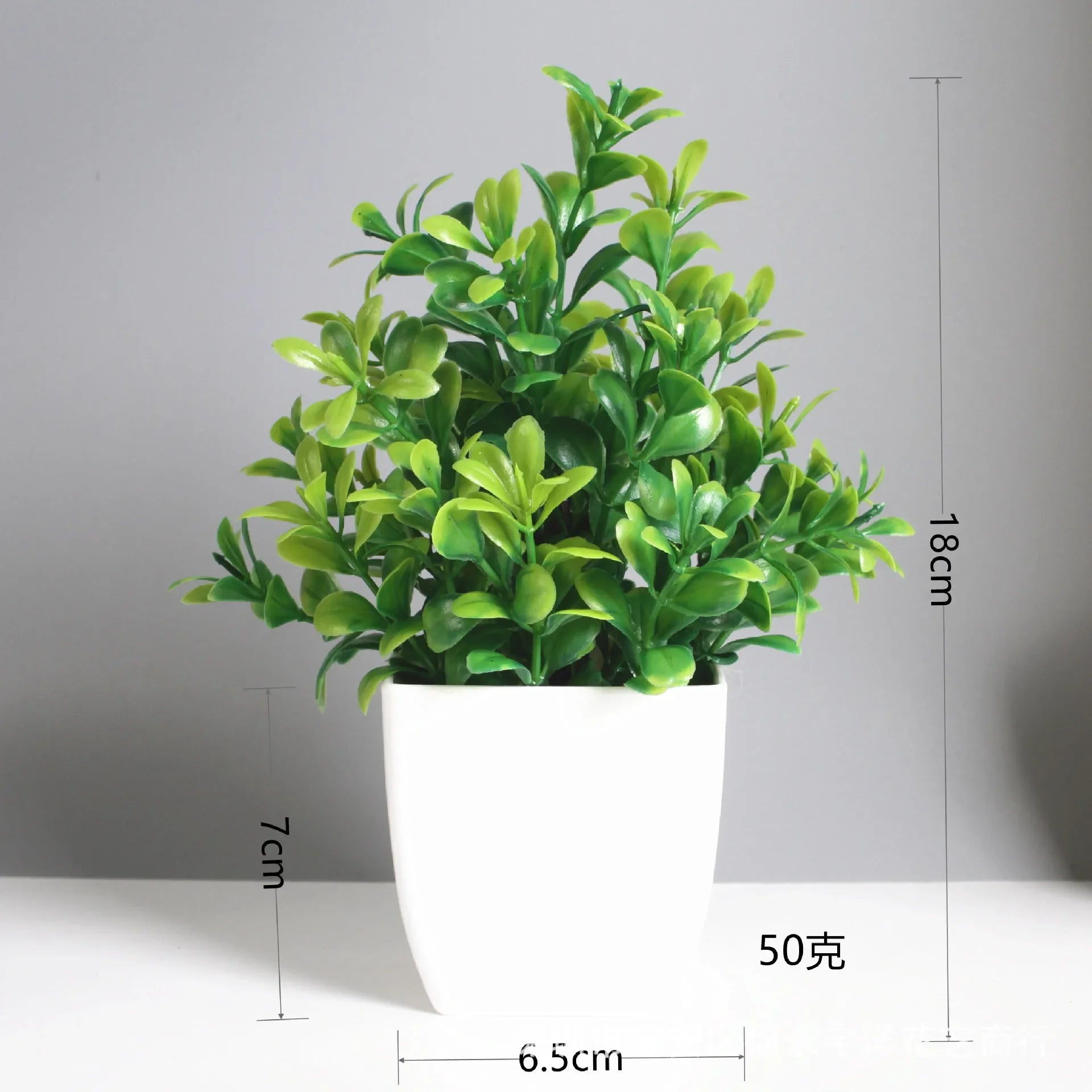 Artificial Bonsai Green Fake Plant Eucalyptus Flower Potted Plant for Indoor Outdoor Home Bedroom Garden Decoration Supplies