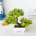 Artificial Plastic Plants Bonsai Small Tree Pot Potted Flower Wedding Potted Flower Room Ornaments Home Table Decoration