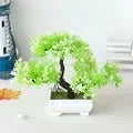 Artificial Plastic Plants Bonsai Small Tree Pot Potted Flower Wedding Potted Flower Room Ornaments Home Table Decoration