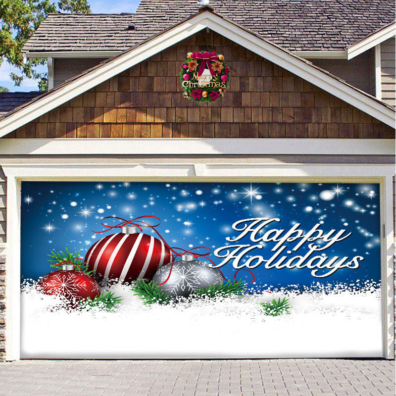 Christmas Garage Door Patch