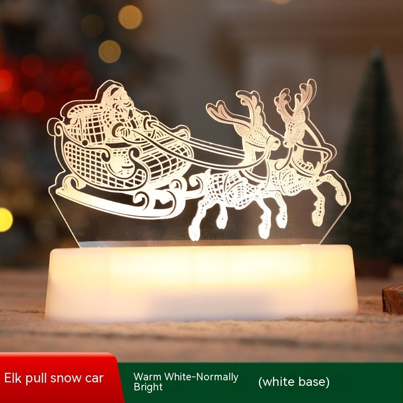 Christmas 3D Acrylic LED Night Light